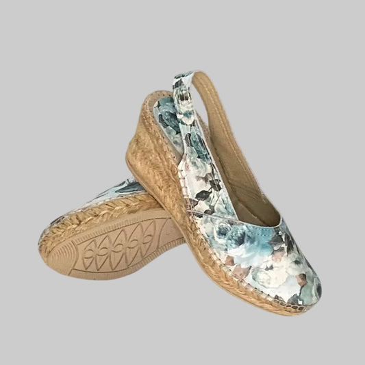 ANAGABI® | Sapato Cunha em Corda; Cor Estampado | Cod 9080