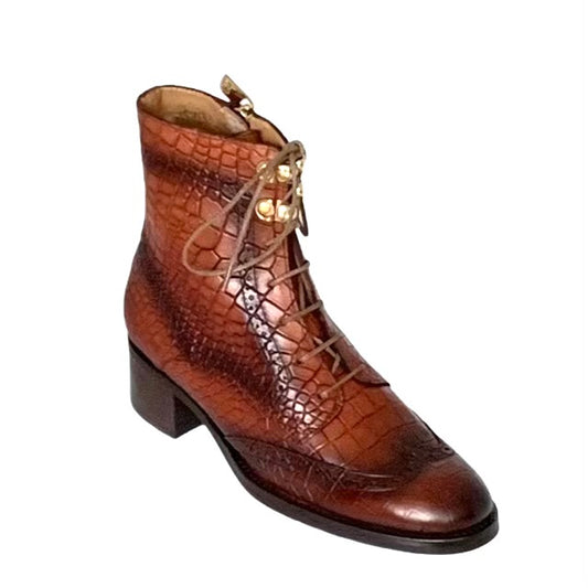 CENTENÁRIO® | Botim Senhora; Cor Cognac | Cod FS591