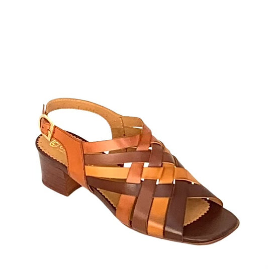 CENTENÁRIO® | Sandália Senhora; Cor Castanho com Mel | Cod SS629