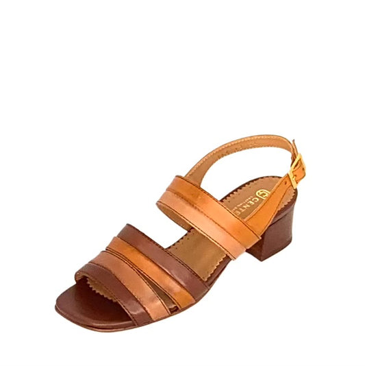 CENTENÁRIO® | Sandália Senhora; Cor Castanho com Mel | Cod SS631