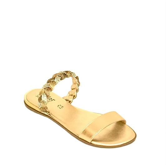 PARODI® | Sandália Senhora; Cor Ouro | Cod SS670