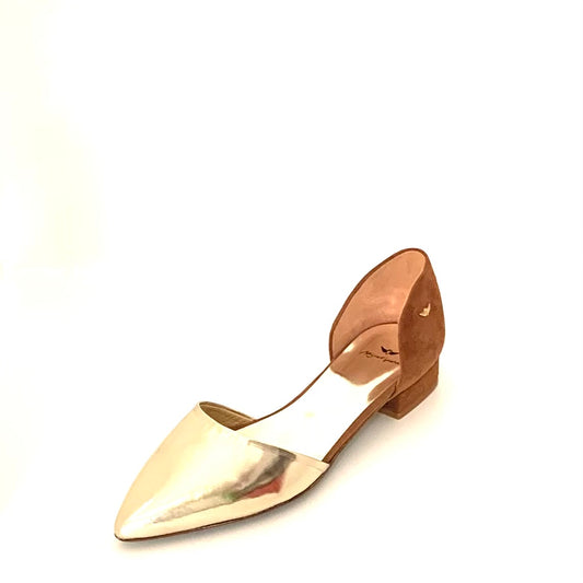 MIGUEL VIEIRA® | Sapato Senhora; Cor Ouro | Cod PS115