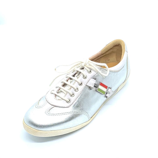 DANIELA LIMA® | zapatillas de deporte de las señoras; color plata | Código OS25