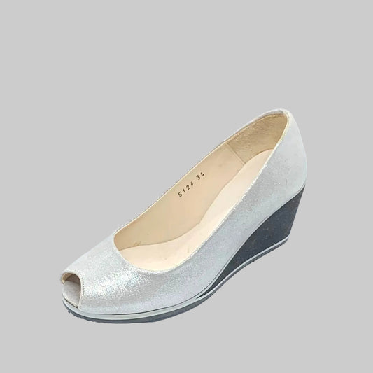DANIELA LIMA® | Sapato Senhora; Cor Prata | Cod OS26