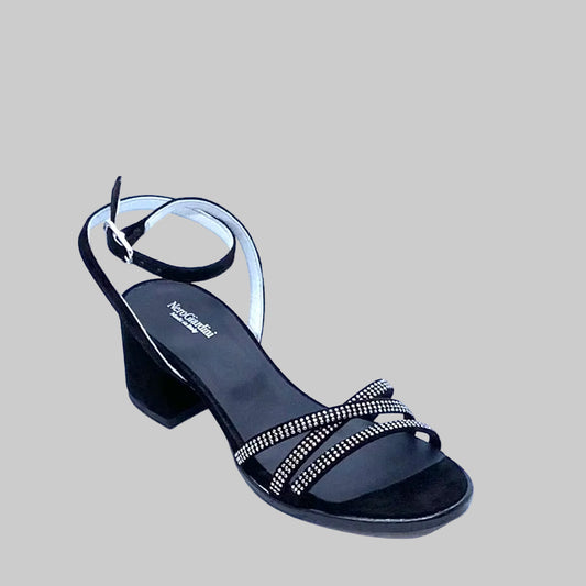 NERO GIARDINI® | Sandália Senhora; Cor Preto | Cod SS284