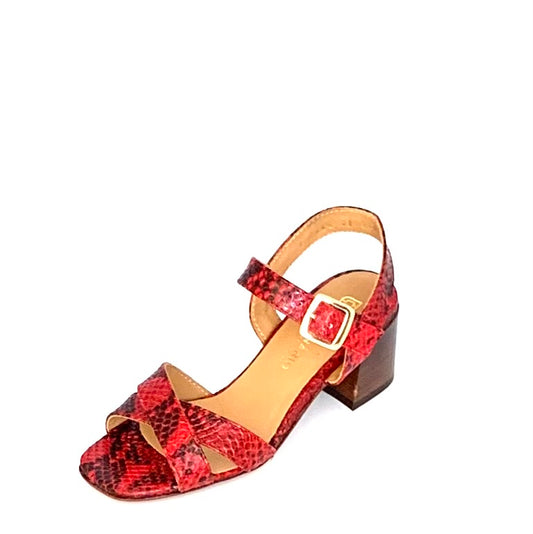 CENTENARIO® | Señora Sandalia; color rojo | Código SS253