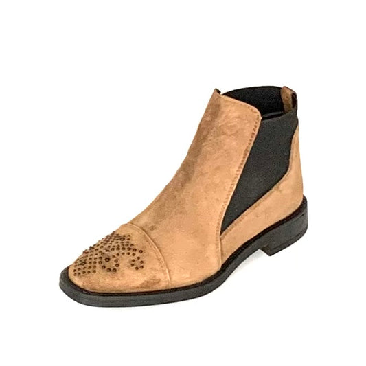 ALPE® | Botim Senhora; Cor Camel | Cod FS406