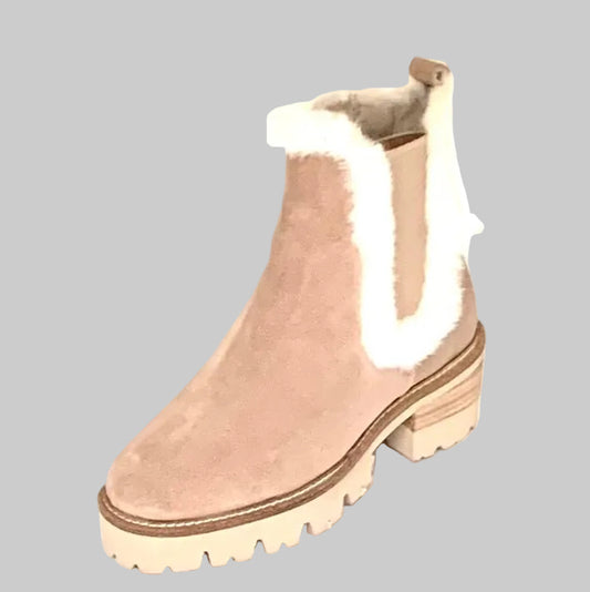 PARODI® | Botim Senhora; Cor Bege | Cod FS396