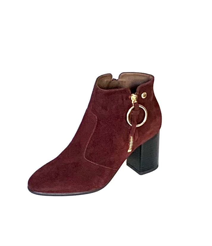 NERO GIARDINI® | Botim Senhora; Cor Bordeaux | Cod OS448