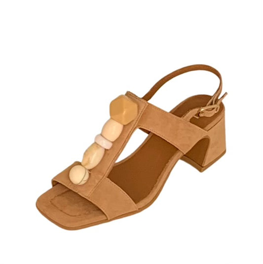 ALPE® | Sandália Senhora; Cor Camel | Cod SS475