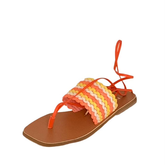 RAPHAELLA BOOZ® | Sandália Senhora; Cor Laranja | Cod SS471