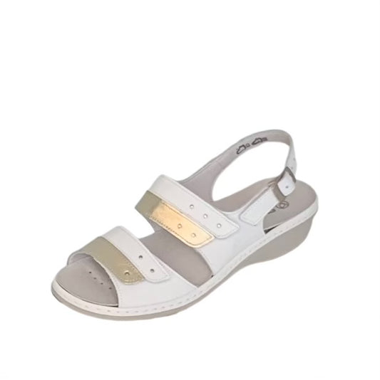 SUAVE® | Sandália Senhora; Cor Branco | Cod SS512