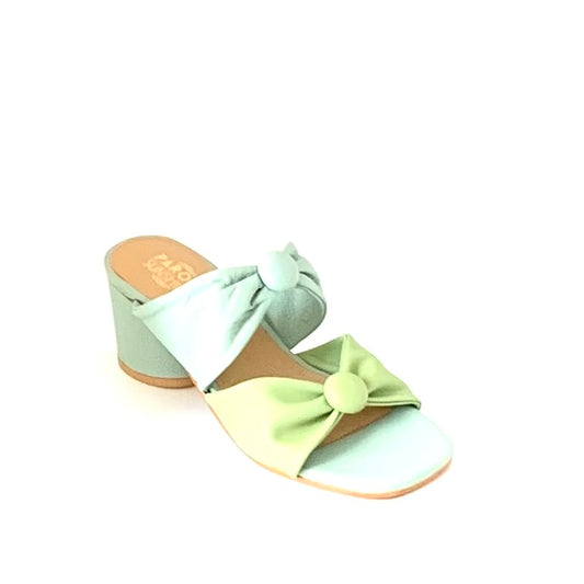 PARODI® | zapatilla de señora; Color Verde | código SS308