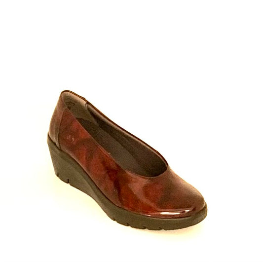 SUAVE® | Sapato Senhora; Cor Bordeaux | Cod FS378